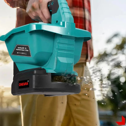 Épandeur d'engrais automatique à 6 vitesses, épandeur d'engrais électrique portatif, graines d'herbe, légumes, outils électriques de jardin agricole