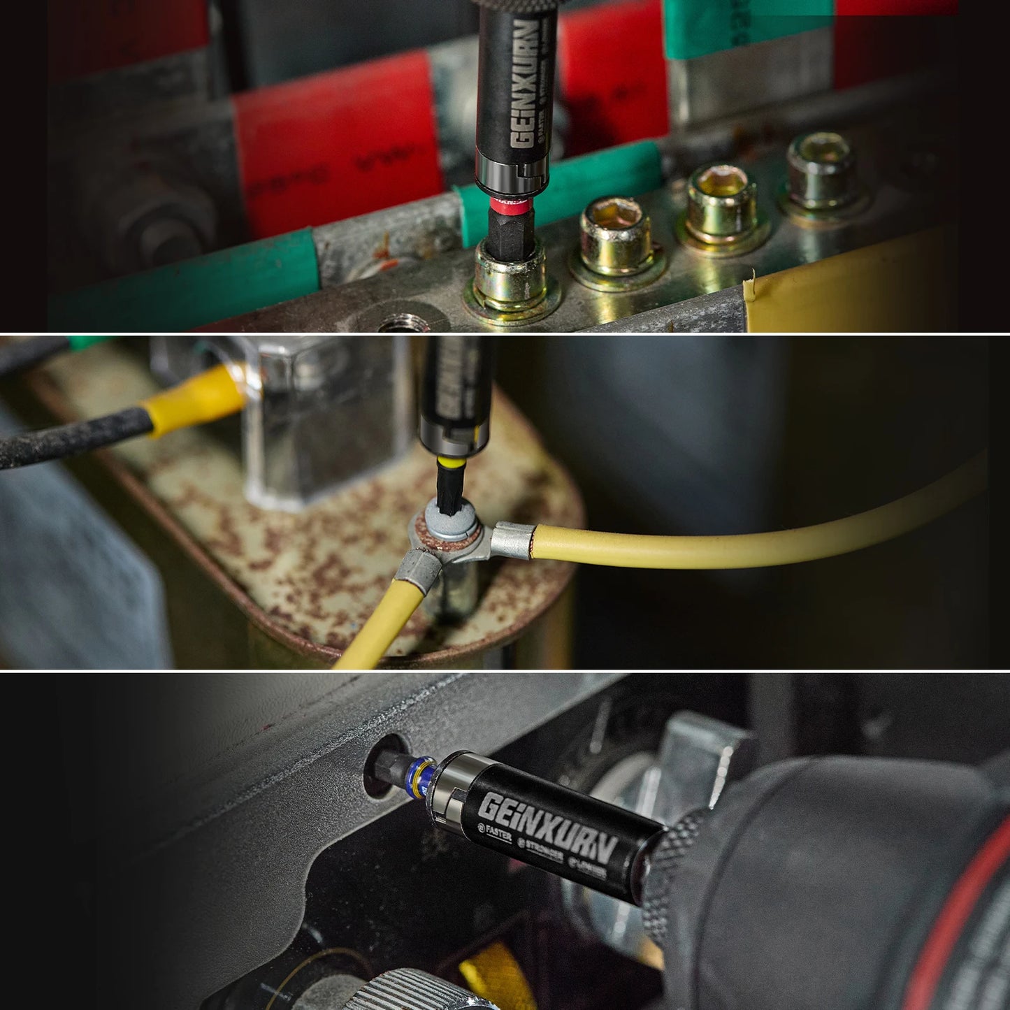 Geinxurn 22 pièces 1 "/2" sécurité Torx Ultra magnétique S2 acier multi-pilote ensemble d'embouts (TT7-TT40) avec porte-embout et manchon organisateur