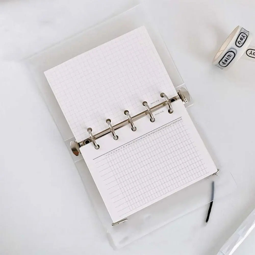 Papier de recharge, index à 5 trous, page intérieure, cartes, reliure de recharge intérieure, papier Liberty, blanc, papeterie, 50 feuilles