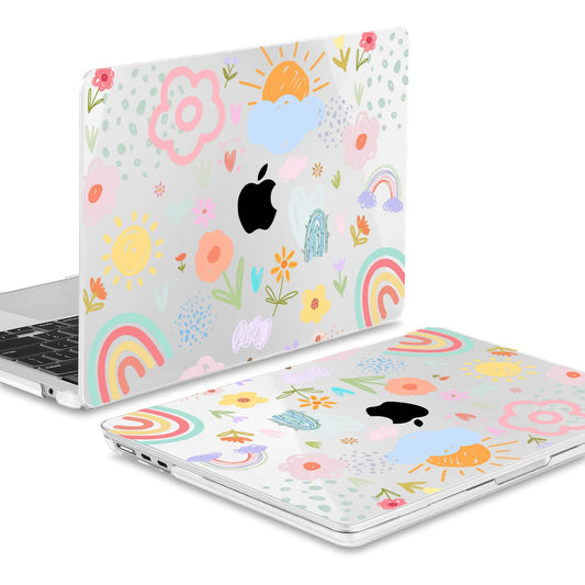 Étui d'été imprimé cristal pour MacBook