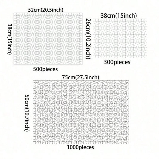 Puzzles en bois pour adultes, 1000/500/300 pièces, rue romantique, pour salle de jeux, chambre à coucher, décoration de maison, cadeau de fête d'anniversaire