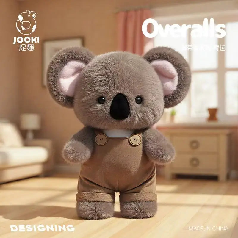 Dernières salopette Kawaii, jouets en peluche koala moineau, cadeaux d'anniversaire pour enfants mignons de dessin animé, poupées amusantes pour Halloween
