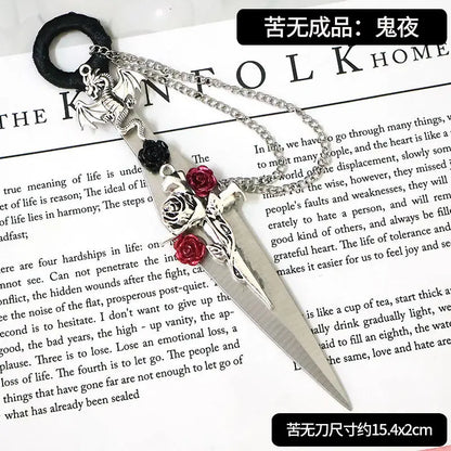 Lettres ventilées en acier inoxydable, épée n'a pas été aiguisée,