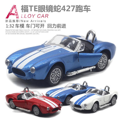 1:32 Shelby 427 classique vintage voiture alliage modèle de voiture jouet pour enfants nouveau cadeau de vente chaude