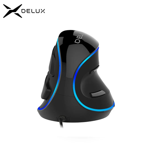 Delux M618 PLUS ergonomie souris de jeu verticale 6 boutons