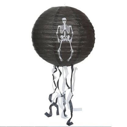 Lanterne en papier pour Halloween, Hangin, fantôme de face mignon, extérieur, décoration intérieure, festival, cadeaux de fête