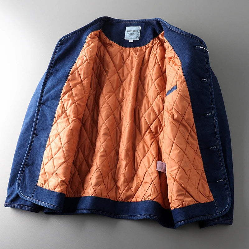 Américain rétro hommes Denim coton Jaet queue originale unique M coton vêtements Thiened décontracté Sle jeunesse ular