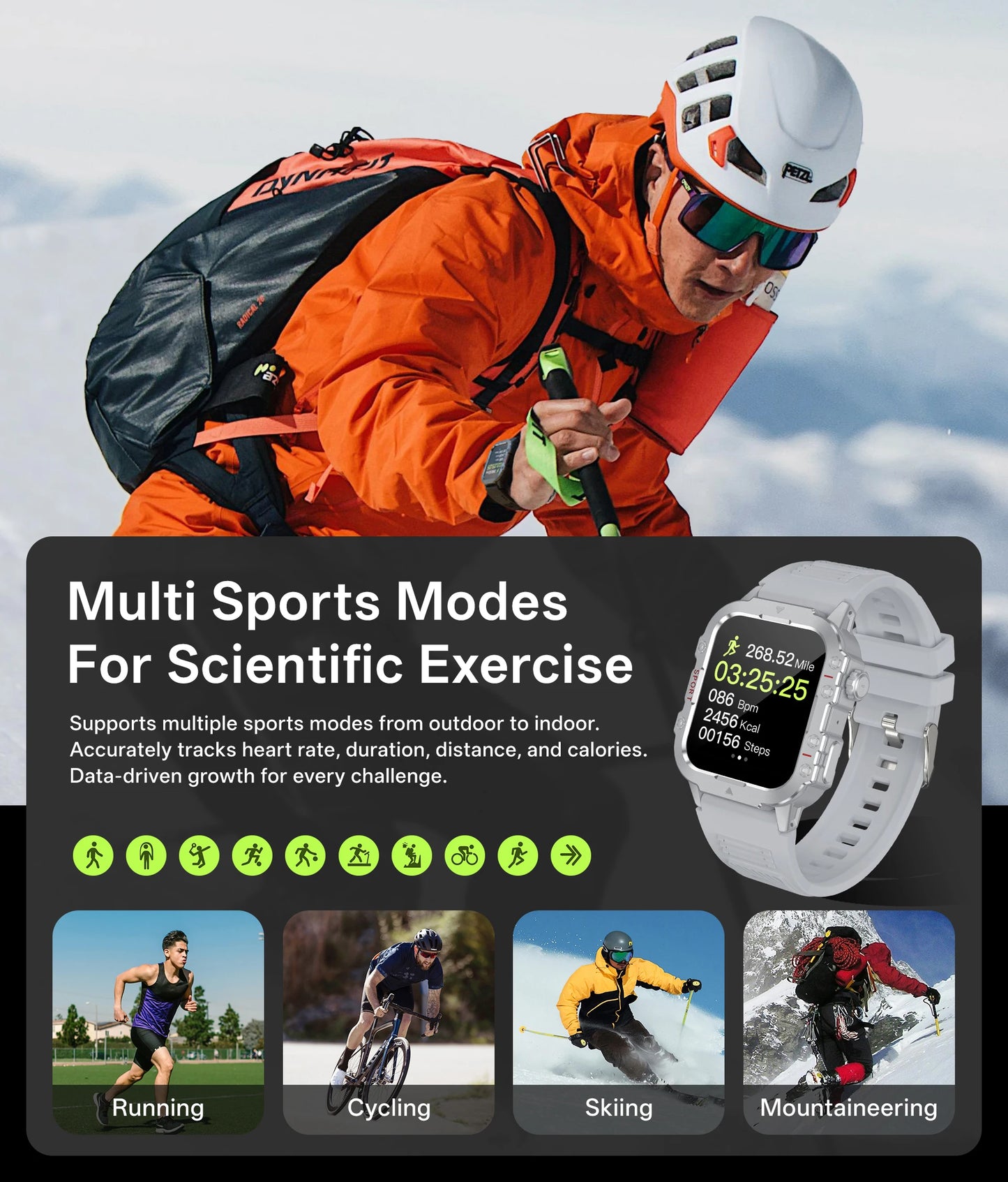 COTAUL - montre intelligente Android 1.44