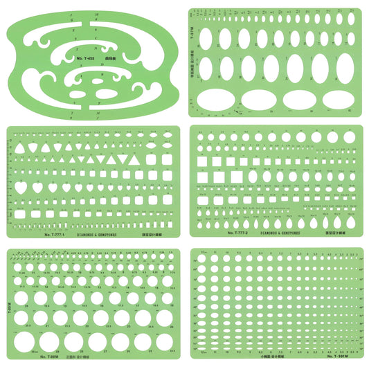 Kit de règle pochoirs