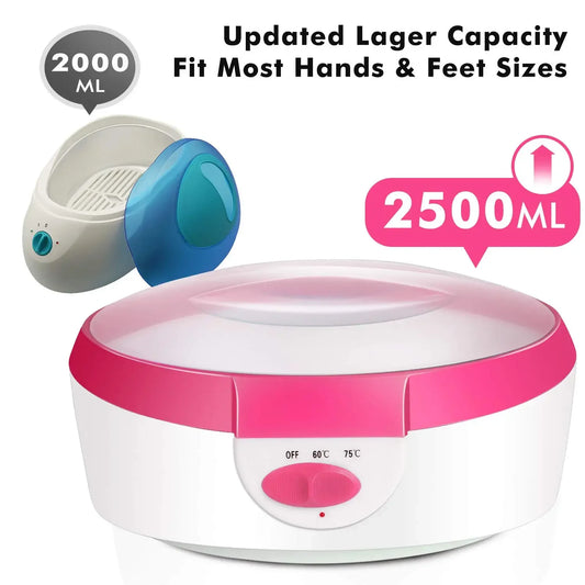Machine d'avertissement de paraffine pour le bain des mains et des pieds, chauffe-chaleur rapide, accessoire en option, 200g, chaussons de mitaines, prise UE, 220V