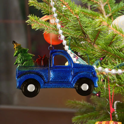 Nament de voiture de noël suspendu, décoration d'arbre, pendentif, fête de noël, fenêtre de maison, danse Festive du nouvel an