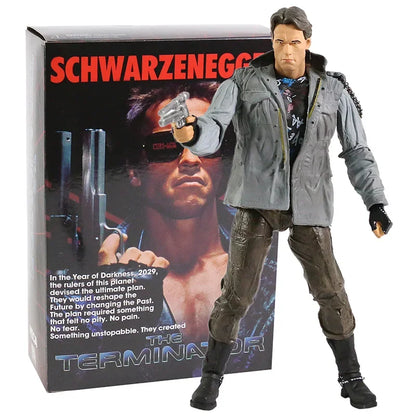 NECA Terminator 2: jour du jugement T-800 Arnold Schwarzenegger figurine en PVC modèle à collectionner jouet 7 "18 cm