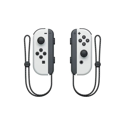 Console de jeu vidéo OLED Nintendo Switch avec Joy Con, écran OLED de 7 pouces, Support TV de table portable, ensemble blanc/bleu rouge de 64 go