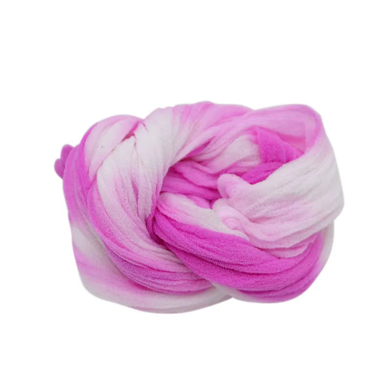 Lot de 5 pièces de bas de fleur en Nylon multicolore, rond, matériau de traction, accessoire fait à la main, artisanat de fleurs pour mariage à la maison
