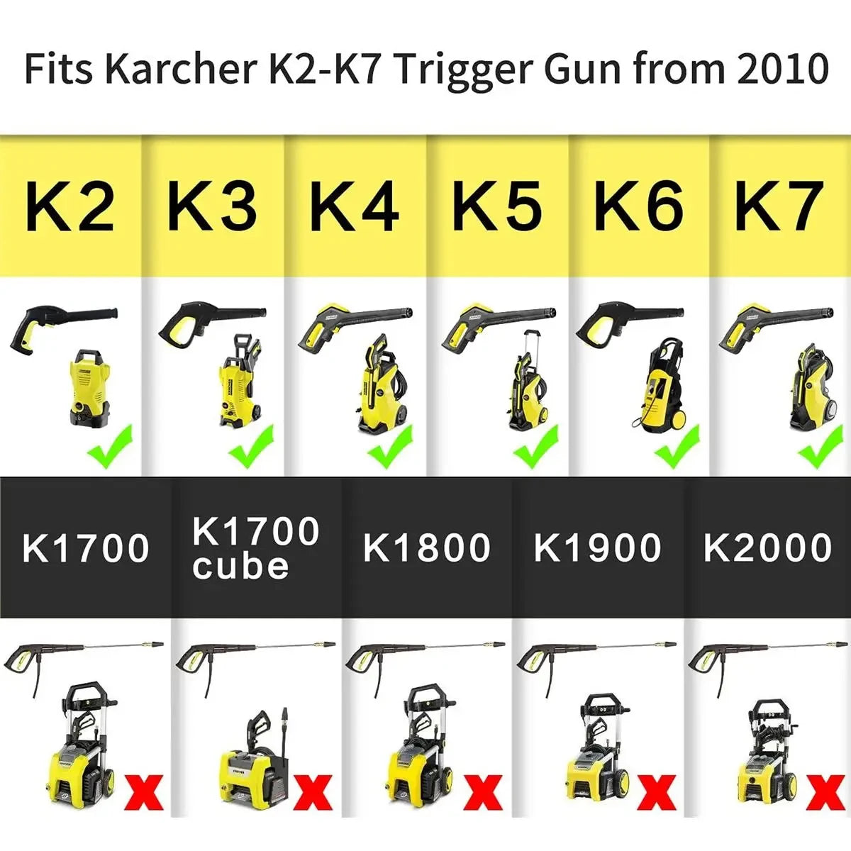 Lance à mousse de neige de 750ML pour nettoyeurs à pression de voiture KARCHER/BOSCH AQT/LAVOR, générateur de mousse de savon avec buse de pulvérisation réglable