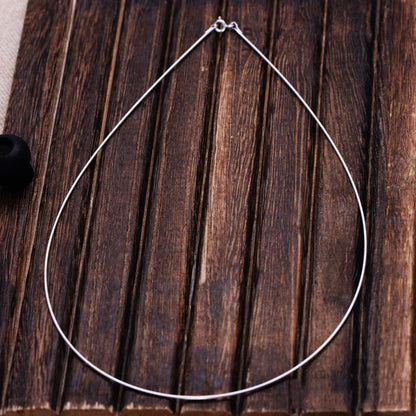 Collier ras du cou élégant et Simple pour femmes, bijoux en argent Sterling 925 pur, 16, 18, 20, 22, 24 pouces