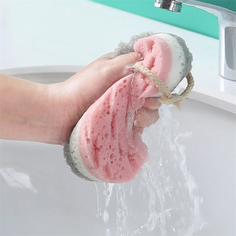 Boule de bain en éponge, 1 pièce, gommage de douche pour tout le corps, brosse de Massage, accessoires de salle de bain