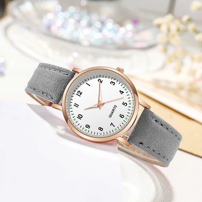 montre pour femme mode décontracté Simple Vintage petit cadran Quartz
