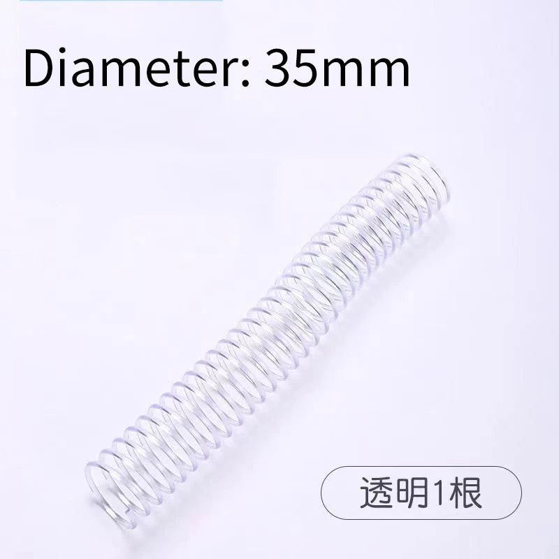 Anneau de reliure en plastique Transparent à feuilles mobiles,