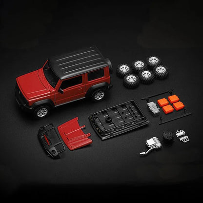 CCA 1:32 Suzuki Jimny édition d'assemblage alliage moulé sous pression modèle tout-terrain véhicule jouet enfants cadeau collection voiture ornement affichage à la mode