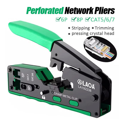 LAOA-Pince de Sertissage Universelle à Large Bande pour Câble Réseau Perforé, Borne Professionnelle, 5, 6, 7