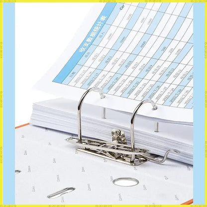 Grand classeur à anneaux multicolore A4, classeur à levier pour Documents,