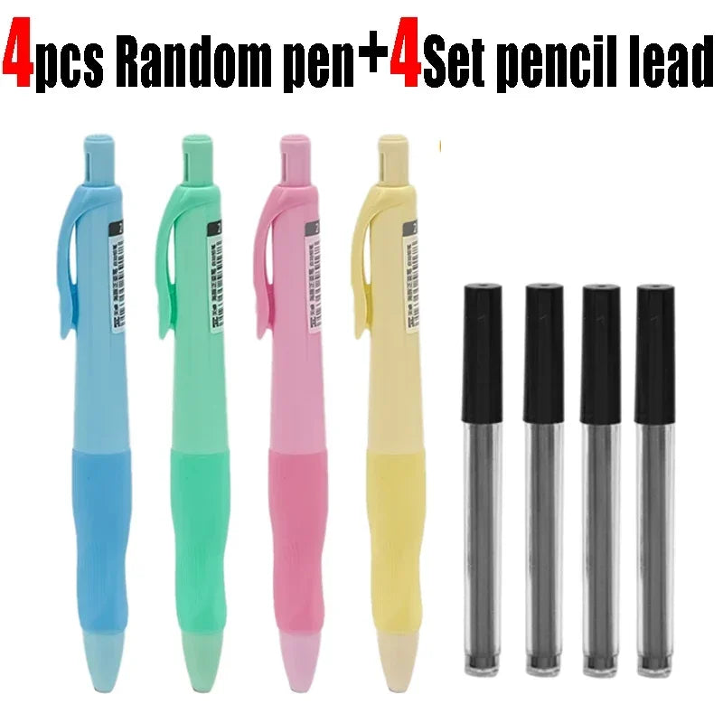 Crayon mécanique avec taille-crayon Anti-myopie, crayons à poignée souple, 2.0mm,