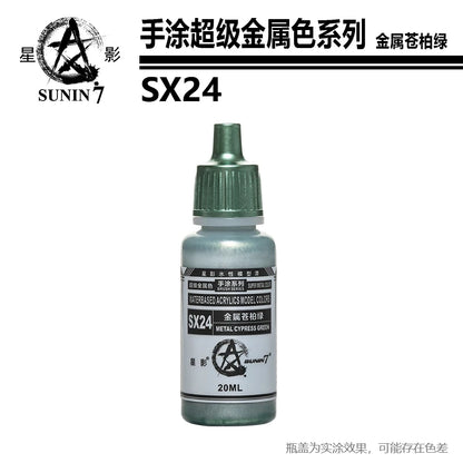 Pigment de peinture de document métallique, affaires militaires, jouets en argile faits à la main, modèle de revêtement à la main, coloration stylo SX01-SX024 revêtement Staline