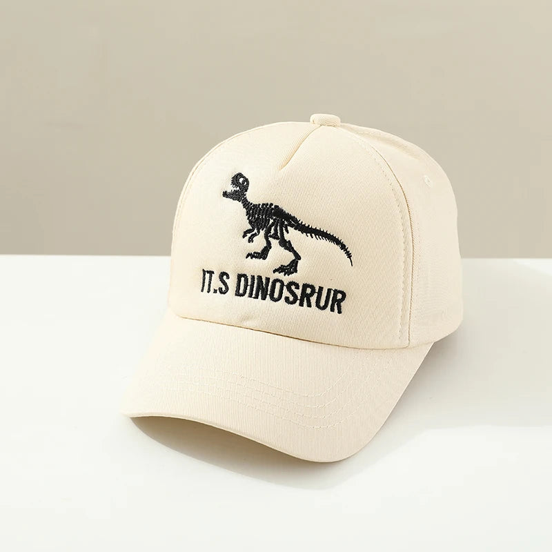 Chapeaux de sport d'été pour enfants, casquettes d'école pour bébés garçons, Baseball brodé de dinosaures, casquettes d'extérieur pour enfants de 2 à 8 ans réglables, 2025
