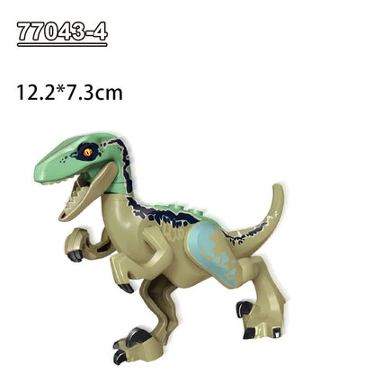 Mini bloc de construction jouet dinosaure jurassique Puzzle Animal tyrannosaure Rex ptérosaure bloc de construction jouet cadeau pour enfants