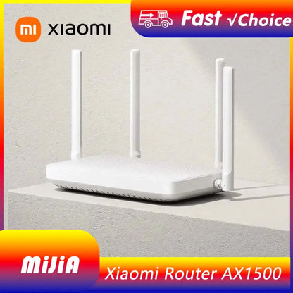 Xiaomi mijia Mi routeur AX1500 2.4G/5GHz WiFi6 1501Mbps prise en charge du réseau maillé IPTV Mijia App Wifi amplificateur Gigabit