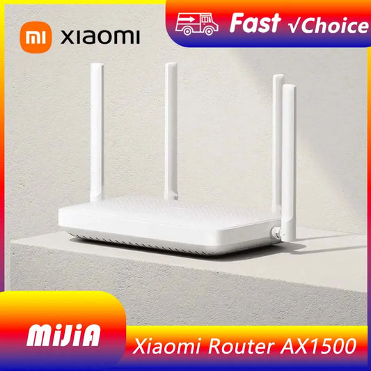Xiaomi mijia Mi routeur AX1500 2.4G/5GHz WiFi6 1501Mbps prise en charge du réseau maillé IPTV Mijia App Wifi amplificateur Gigabit