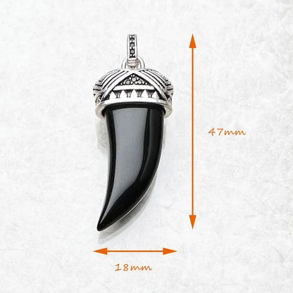 Pendentif Maori ethnique dent de tigre tout nouveau bijoux de mode en argent Sterling 925 Style européen cadeau pour femme et homme
