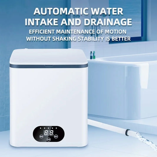 Mini Machine à laver antibactérienne bleu-violet pour chaussettes, sous-vêtements, serviettes, vêtements pour bébé, petits morceaux de linge, lave-linge Compact