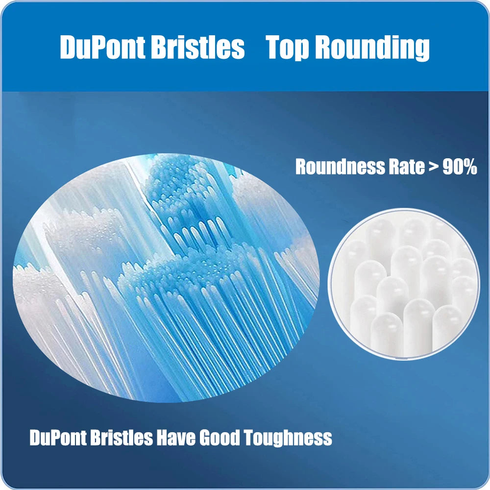 Têtes de brosse à dents de rechange, 10 pièces, pour Oclean, gamme complète, buses DuPont souples, scellées sous vide, emballées