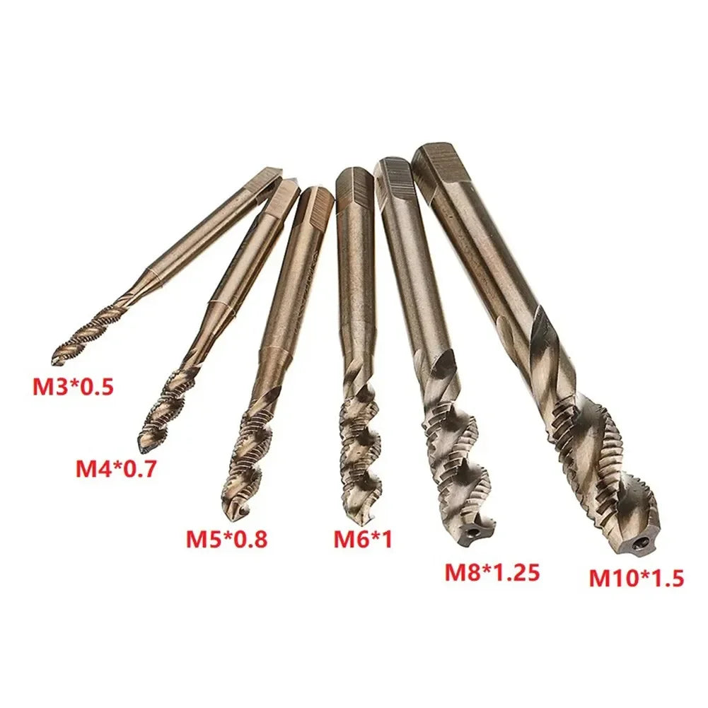 M3-M10 Tap HSS asile alt M35 Machine Sprial Flûtes Robinets MeaccelerScrew Tap Main Droite Outils De Réparation Accessoires