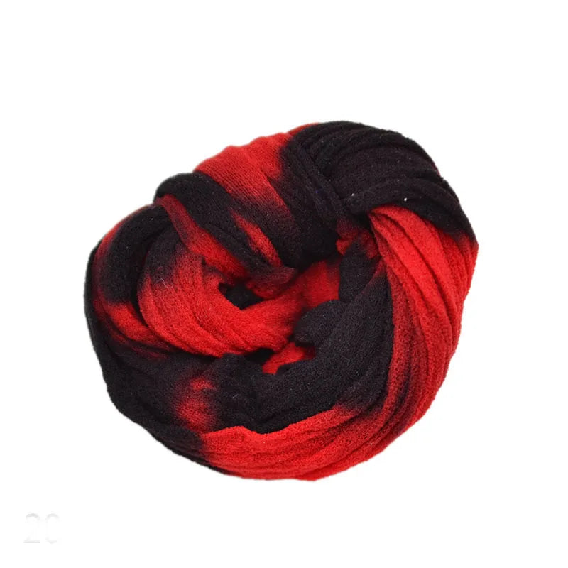Lot de 5 pièces de bas de fleur en Nylon multicolore, rond, matériau de traction, accessoire fait à la main, artisanat de fleurs pour mariage à la maison