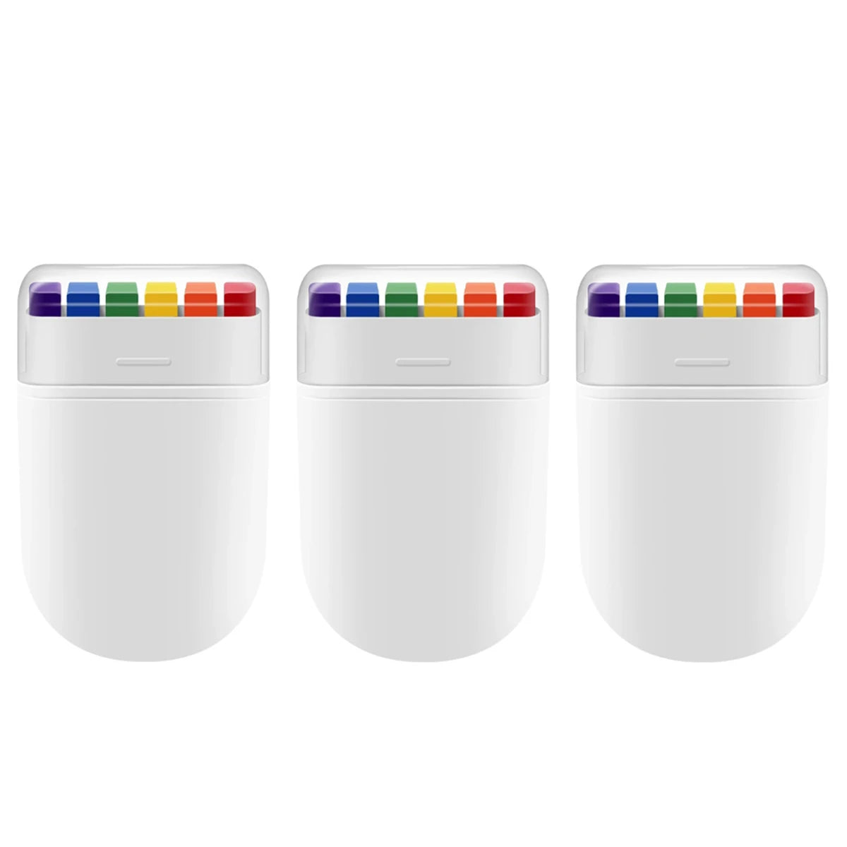 Peinture Crayon arc-en-ciel Kawaii, lavable, Non toxique, accessoires de fête à thème d'anniversaire et d'halloween, Costume de famille Gif, 1 à 3 pièces