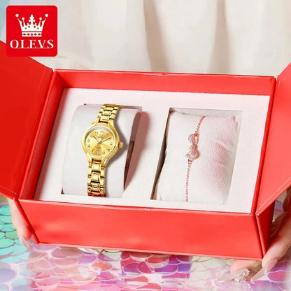 OLEVS 3650 montre à Quartz de luxe étanche montre lumineuse