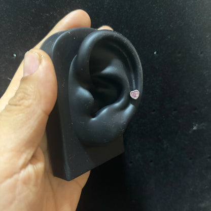 Boucles d'oreilles en argent pour femmes, 1 pièce, griffe d'os de chien en acier inoxydable 316L,