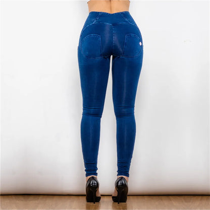 Shascullfites mélodie gris taille haute fermeture éclair mouche jean jegging bout à bout jean taille haute jean extensible bleu noir gris Denim