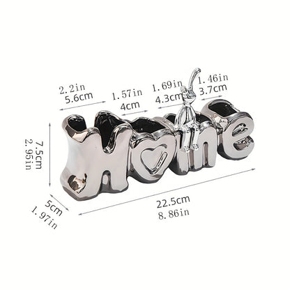 Ceramic Toothbrush Holder, Creative Bathroom Toothbrush Holder, Standalone Countertop Bathroom Organizer, Multifunctional Toothbrush Toothpaste Storage Rack, Bathroom Accessories, Home Decor