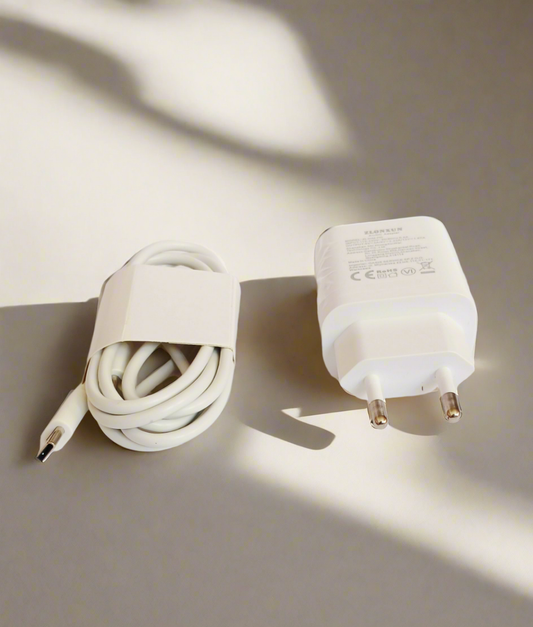 CHARGEUR AVEC CABLE  DOUBLE USB C ZLONXUN ZL-20M-PD