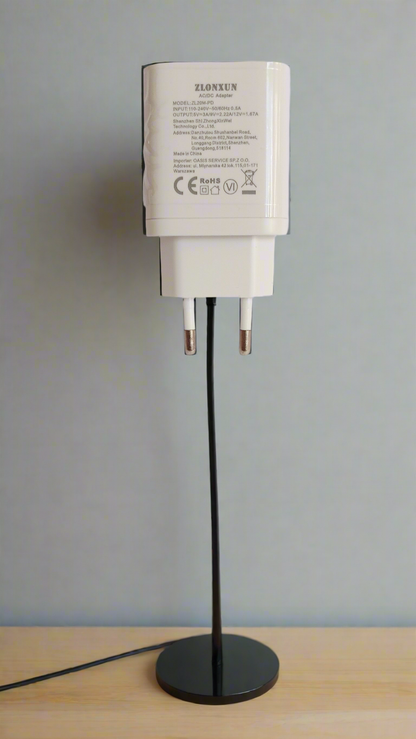 CHARGEUR AVEC CABLE  DOUBLE USB C ZLONXUN ZL-20M-PD