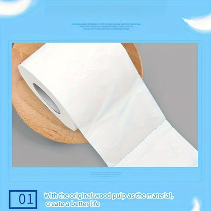 18-Roll Fast Dissolving Toilet Paper - Quick Dispersion, Septic Safe, Tear-Resistant 3-Ply Bathroom Toilet Paper, Formaldehyde-Free & Wood Pulp, Compatible with Septic Systems & septic tanks - Ideal for Home, Office, or Trave