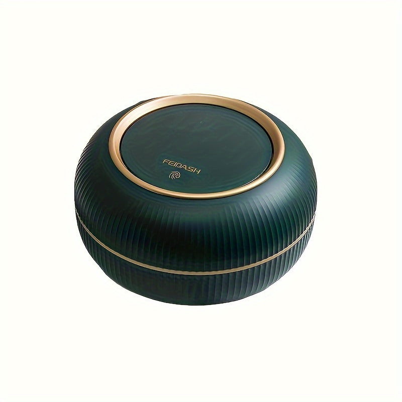 3L Sleek & Stylish Trash Can with Lid - Odor-Blocking, Perfect for Kitchen, Living Room, Bathroom, Office Desk, and Car Accessories