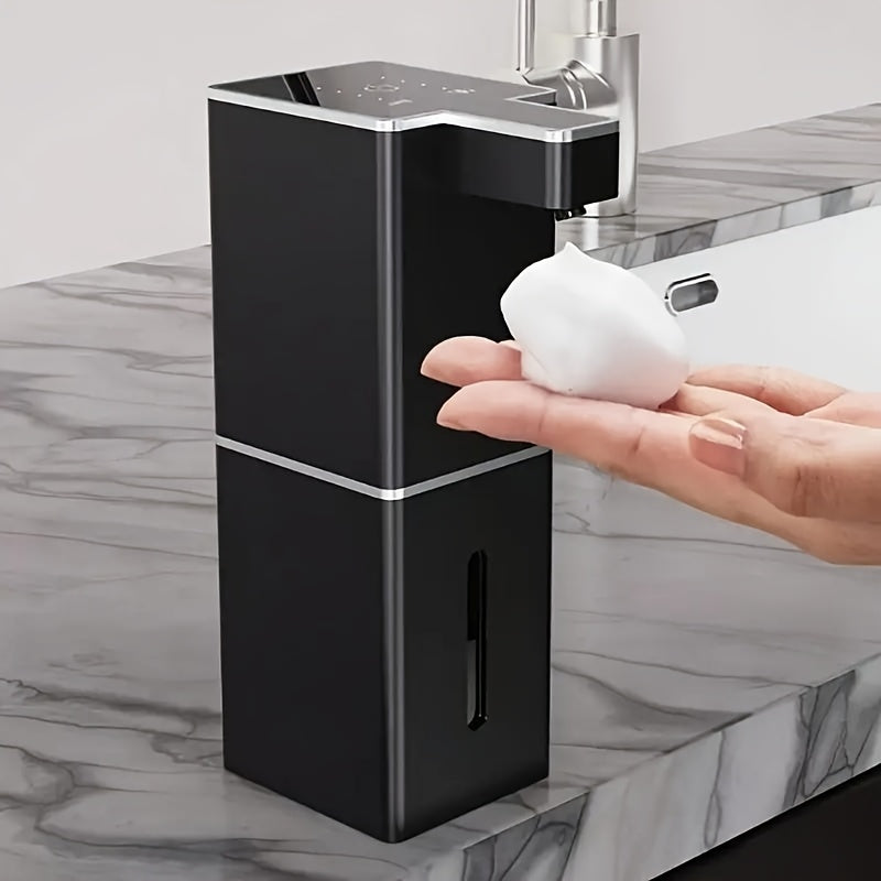 380ml Rechargeable Bathroom Liquid Dispenser Touchless Automatic Foaming Hand Soap Bottle Kitchen Detergent Dispenser