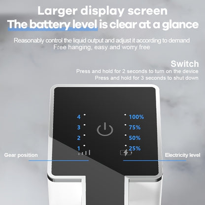 380ml Rechargeable Bathroom Liquid Dispenser Touchless Automatic Foaming Hand Soap Bottle Kitchen Detergent Dispenser