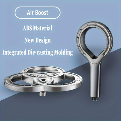 2pcs Upgraded High-Pressure Handheld Shower Set, ABS Material Including 9.25-inch Rainfall Head for a Better Bathing Experience, Bathroom Accessories