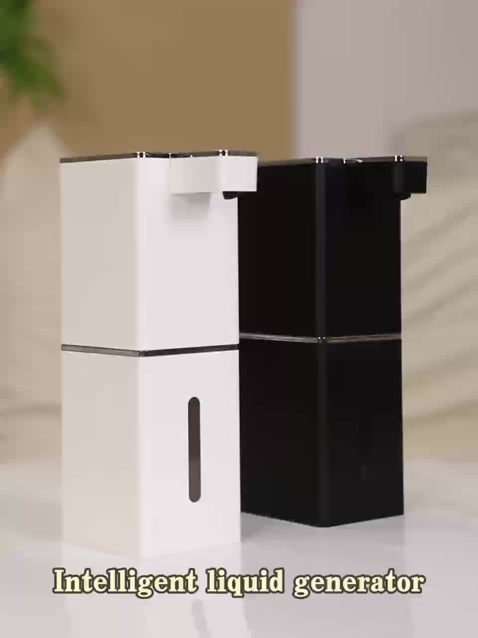 380ml Rechargeable Bathroom Liquid Dispenser Touchless Automatic Foaming Hand Soap Bottle Kitchen Detergent Dispenser